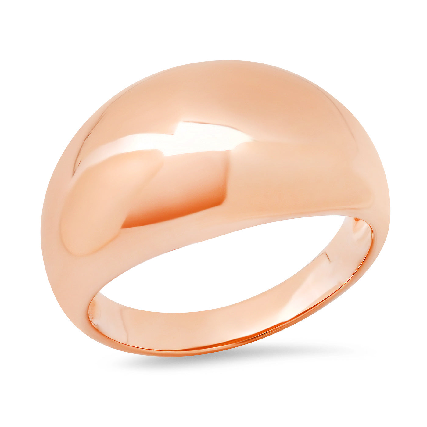 14K Rose Gold Solid Gold Cocktail Ring